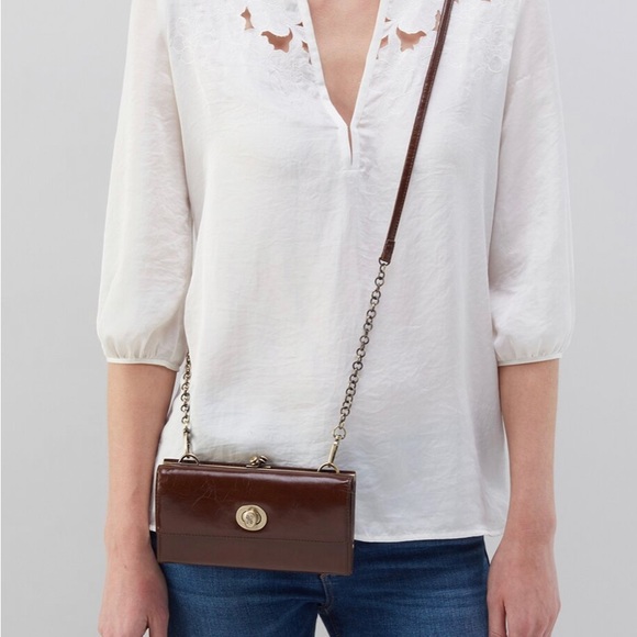 NEW! HOBO Mila Crossbody — Leather Small Purse + Wallet — w/ Dustbag - Picture 12 of 16